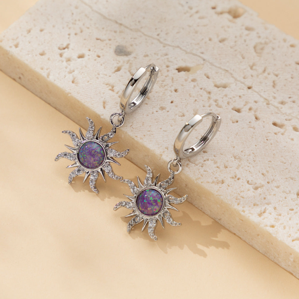 Zircon Necklace Vintage Ring Copper Inlaid - FASHIONKULTUR