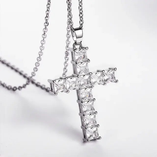Goth Cross Pendant Necklace - FASHIONKULTUR