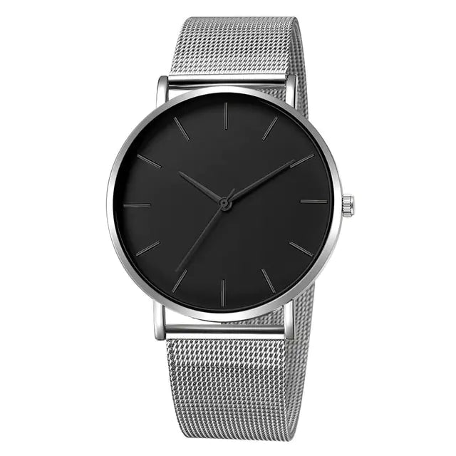 Ultra-Thin Magnetic Mesh Sport Watch - FASHIONKULTUR