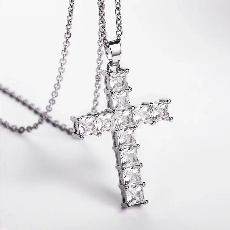 Goth Cross Pendant Necklace - FASHIONKULTUR