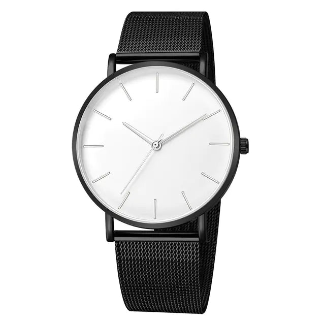 Ultra-Thin Magnetic Mesh Sport Watch - FASHIONKULTUR