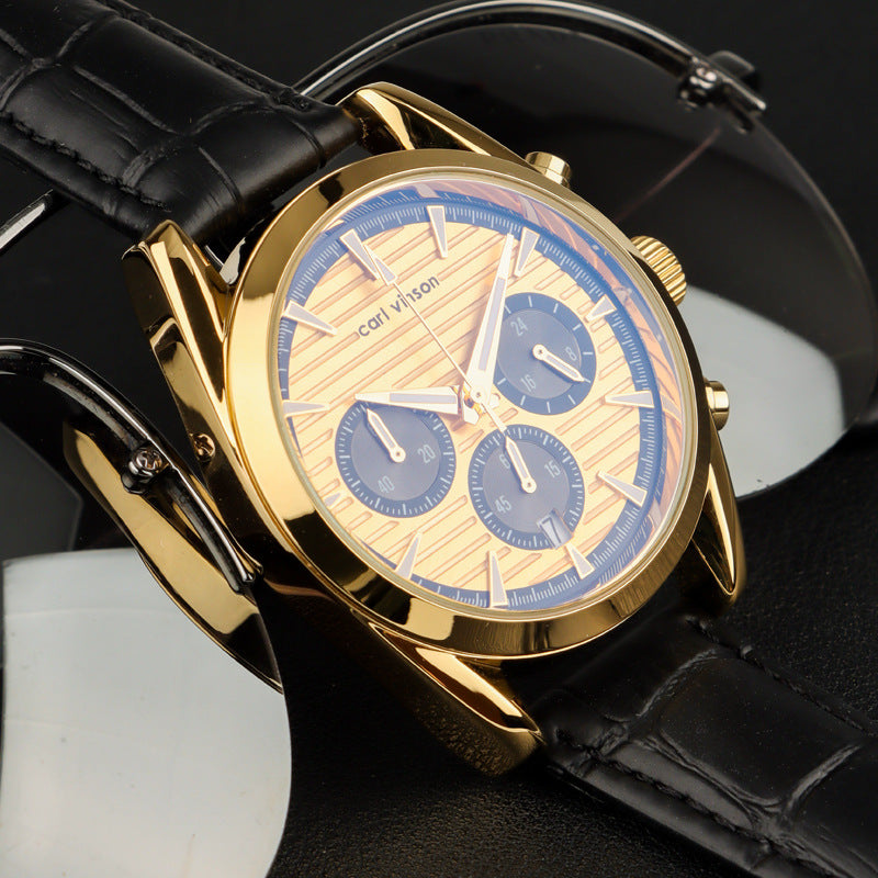 Men's Waterproof Luminous Quartz Watch - FASHIONKULTUR