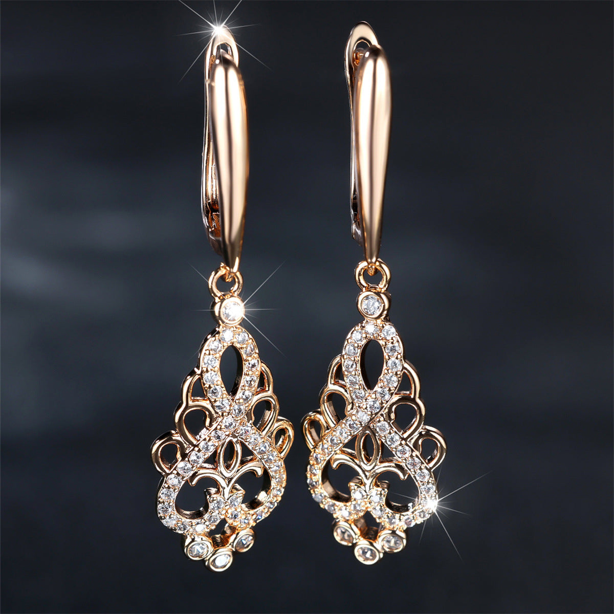 Popular Love Heart Simplicity Special Interest Light Luxury Elegant Earrings - FASHIONKULTUR