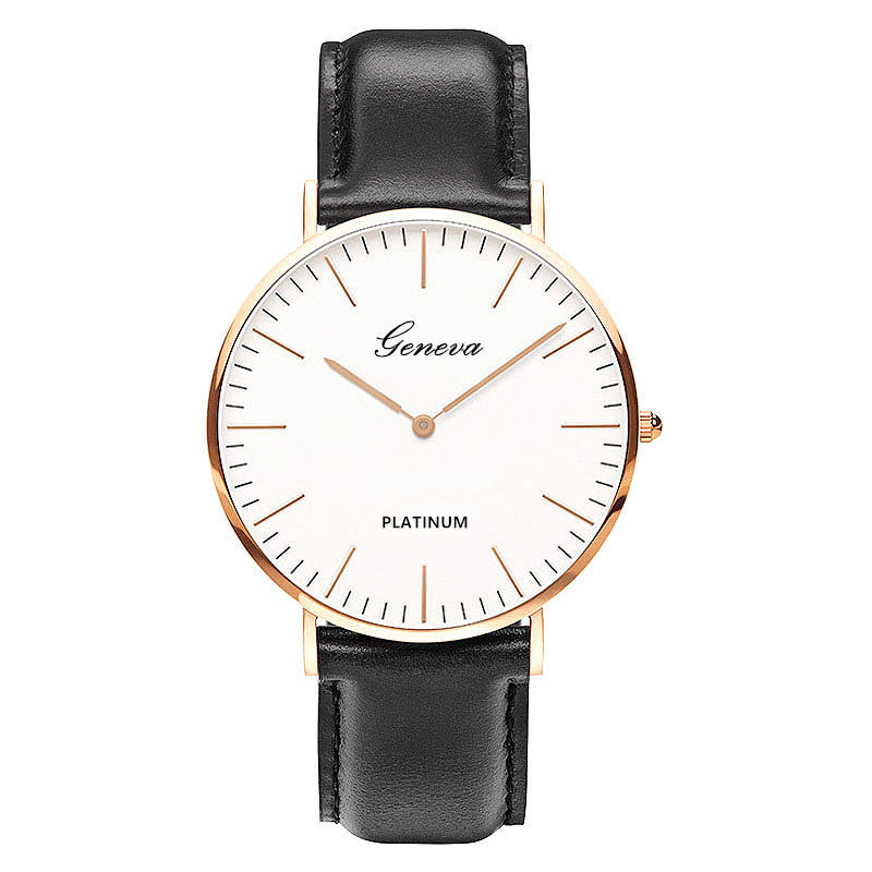Quartz Ultrathin And Simple Belt Men's Watch - FASHIONKULTUR