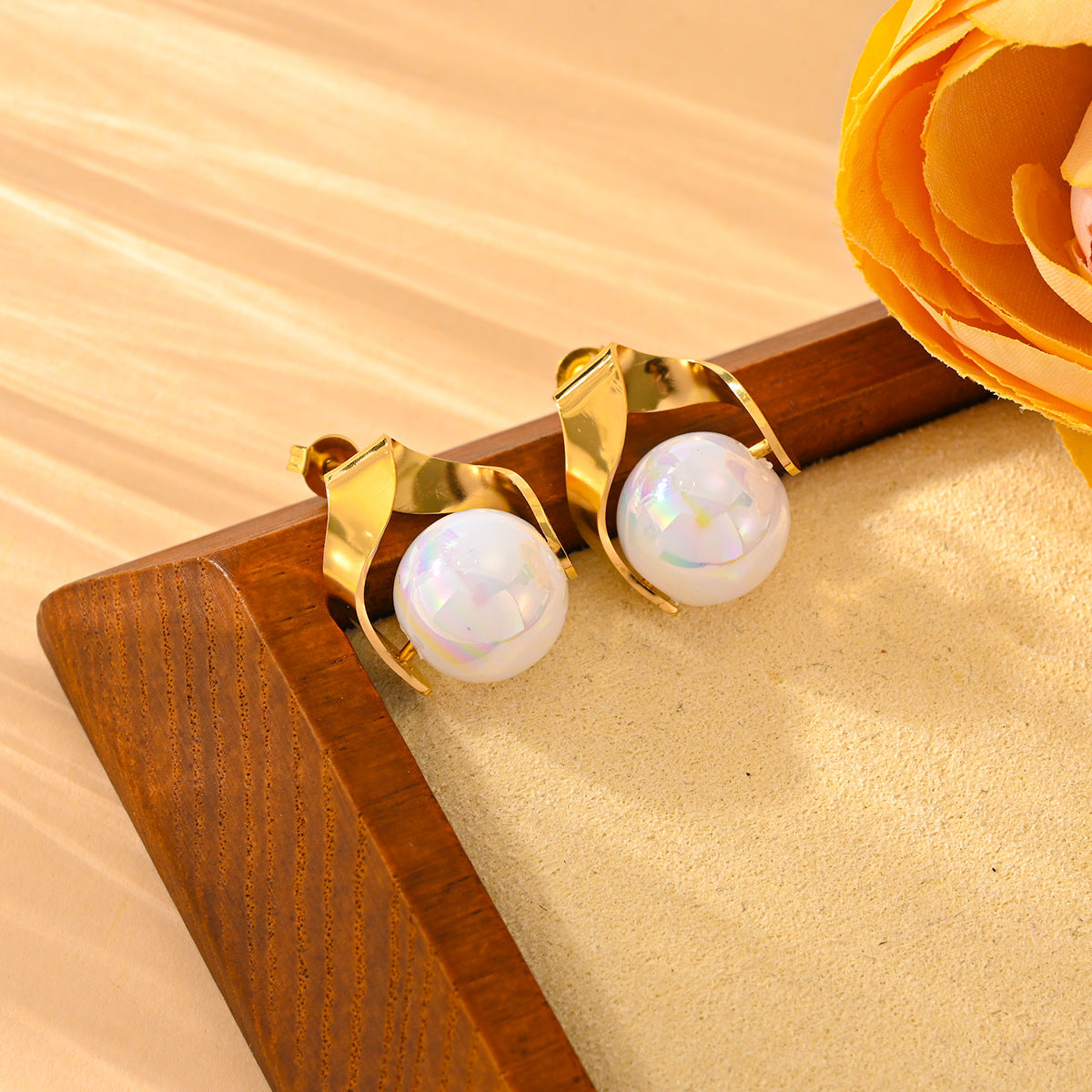 Fashion Lady Pearl Earings Set - FASHIONKULTUR