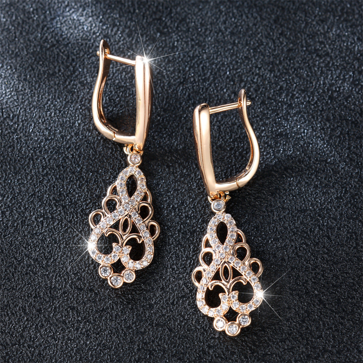 Popular Love Heart Simplicity Special Interest Light Luxury Elegant Earrings - FASHIONKULTUR
