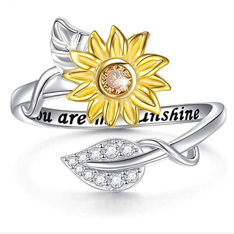 Sunflower Heart-shaped SmalPendant - FASHIONKULTUR