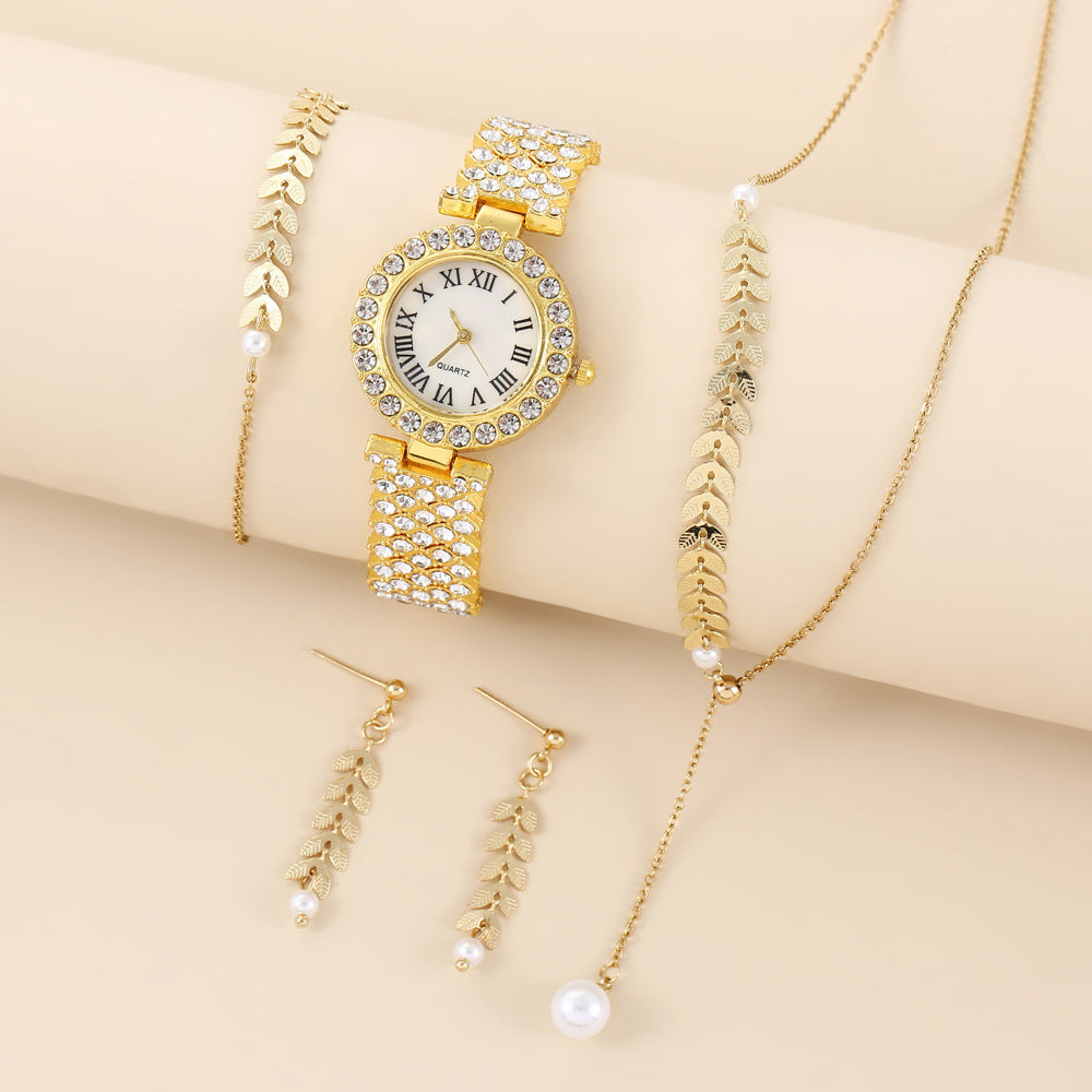 Diamond Women Watches Luxury Fashion Rhinestone Quartz Bracelet Wrist Watch For Women - FASHIONKULTUR