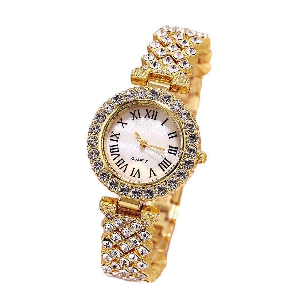 Diamond Women Watches Luxury Fashion Rhinestone Quartz Bracelet Wrist Watch For Women - FASHIONKULTUR