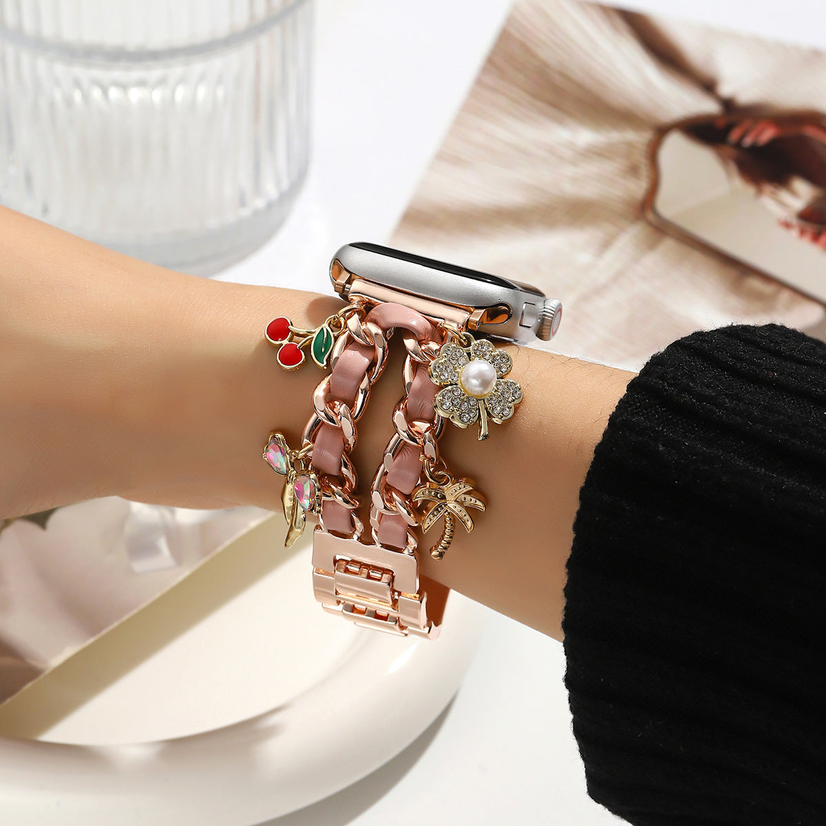 Fashion Sweet Strawberry Flower Strap - FASHIONKULTUR