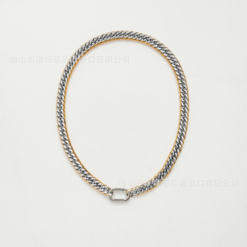 9MM Width Cuban Link Chain Hand Polished Necklace - FASHIONKULTUR