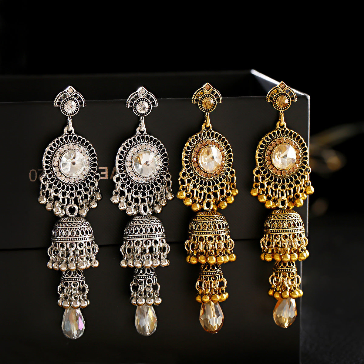 Classy And Face Slim-looking Bell Bird Cage Indian Style Ethnic Style Bohemian - FASHIONKULTUR