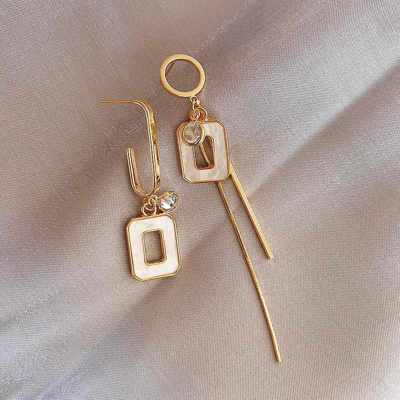 Alloy Electroplated Women's Silver Needle Long Fringe Earrings Earrings - FASHIONKULTUR
