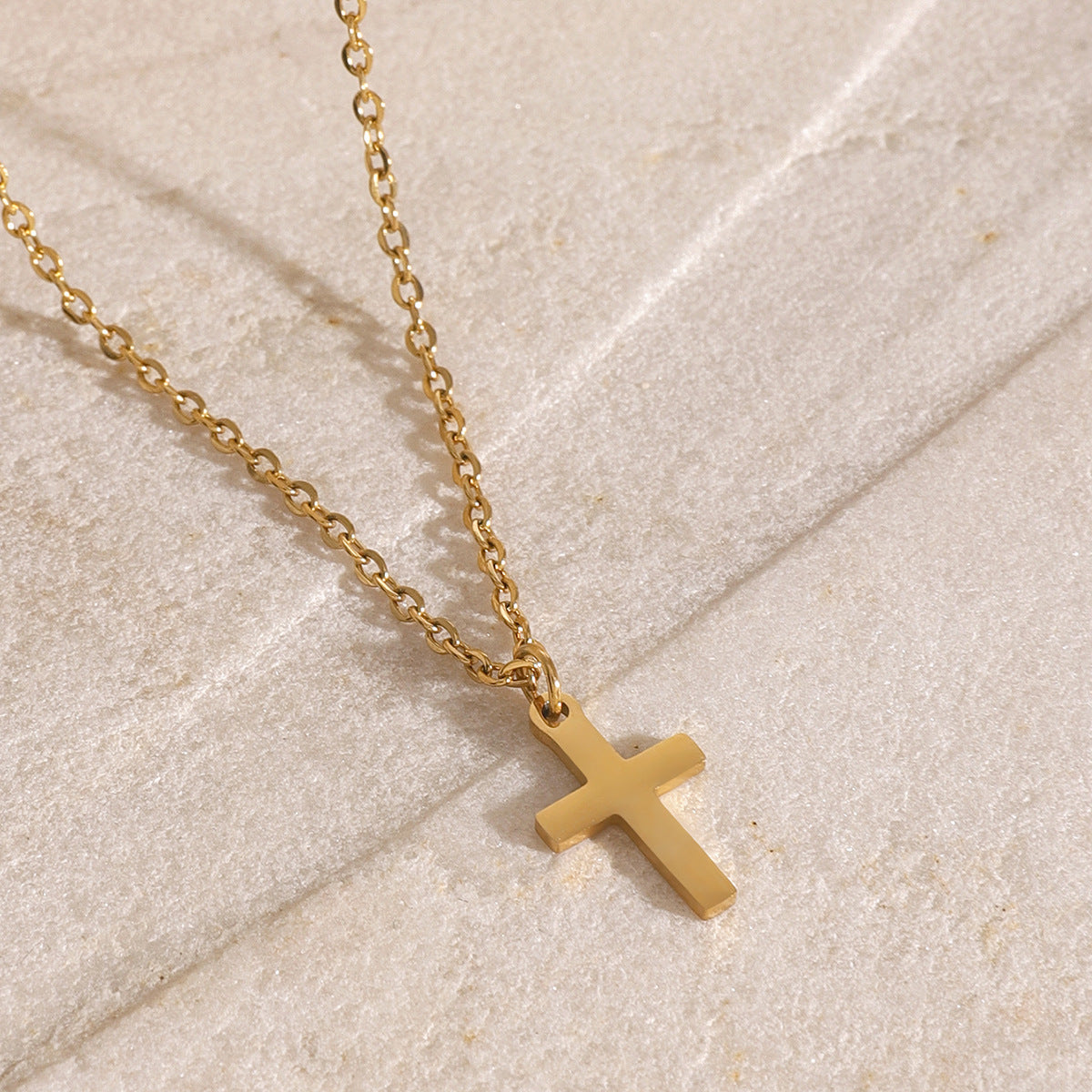 Women's Fashion Personality Cross Simple Necklace - FASHIONKULTUR
