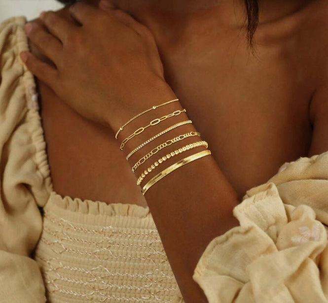 Simple Fashion In Europe And America Bracelet Suit - FASHIONKULTUR