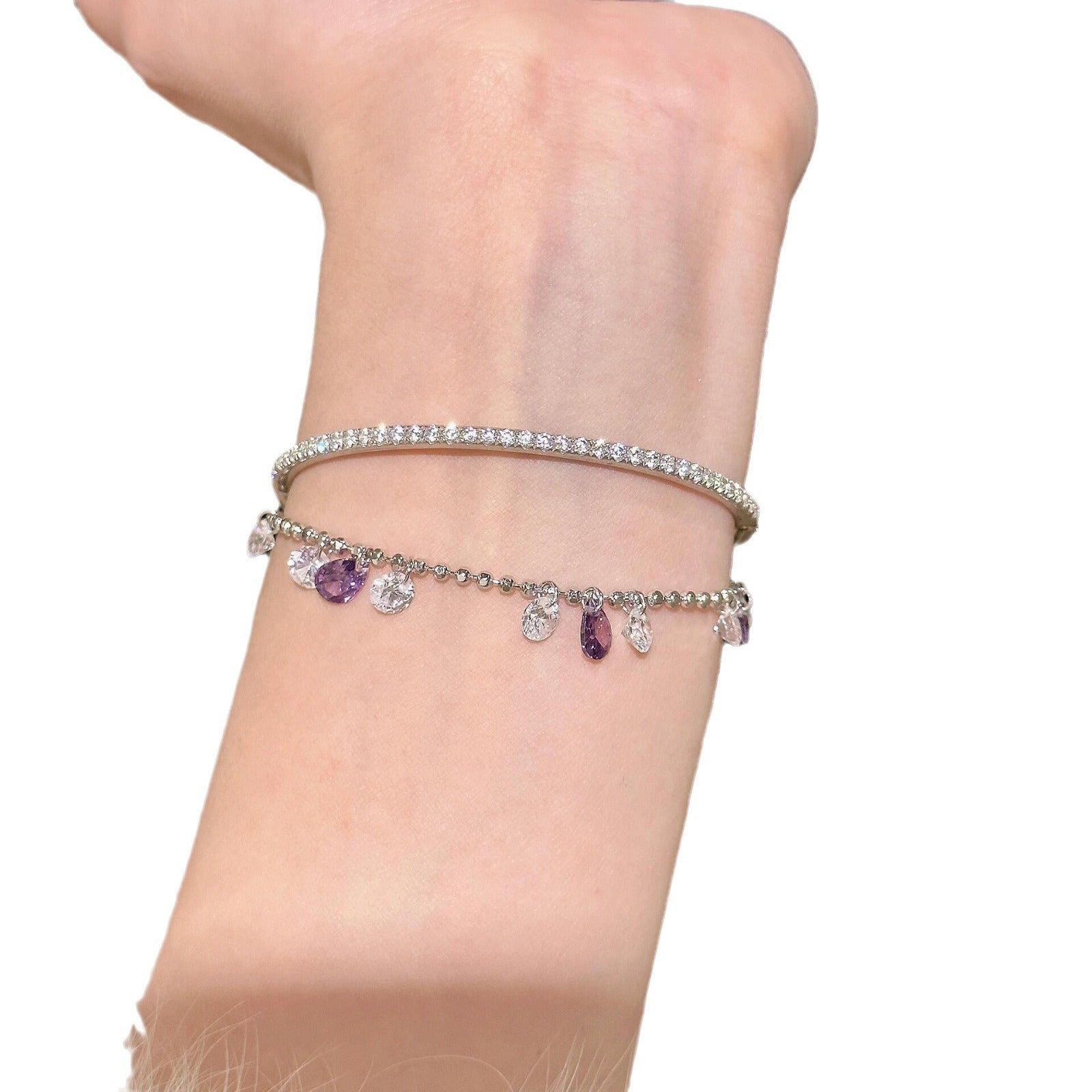 Women's Sterling Silver Pull-out Star River Bracelet Simple - FASHIONKULTUR