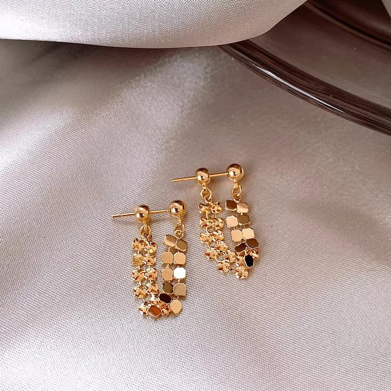 Alloy Electroplated Women's Silver Needle Long Fringe Earrings Earrings - FASHIONKULTUR
