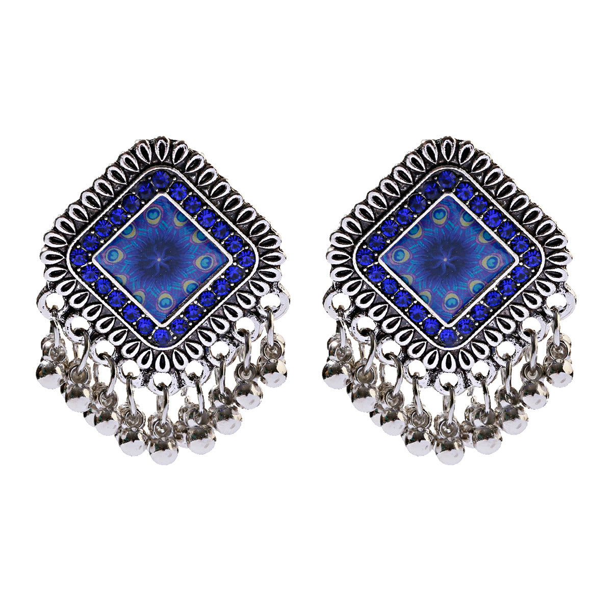 Retro Court Bell Tassel Pendant Earrings Niche Creative Design - FASHIONKULTUR