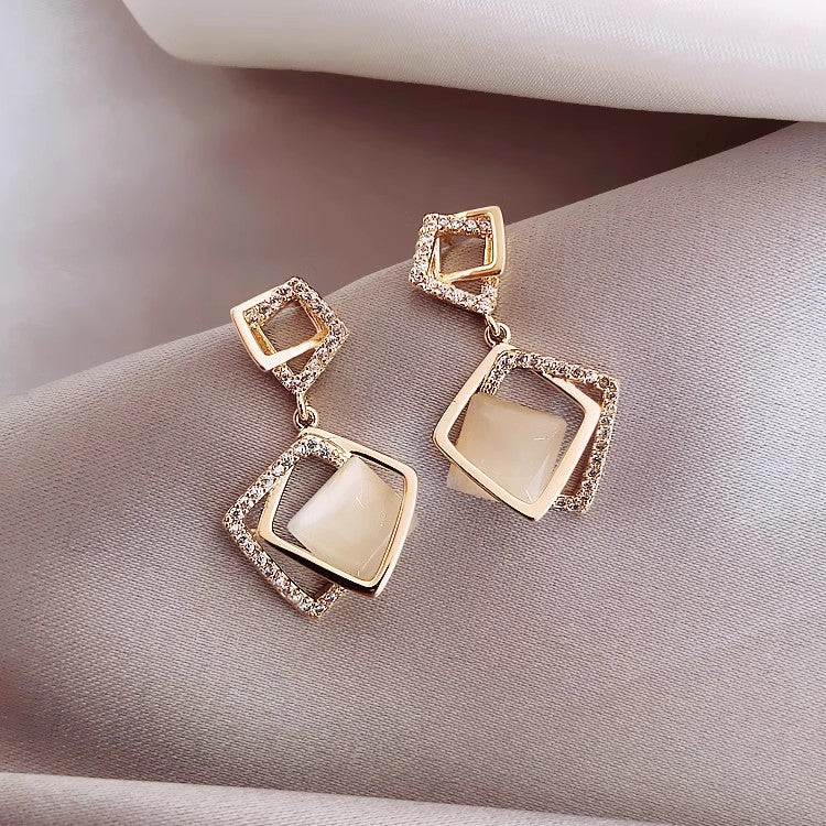 Alloy Electroplated Women's Silver Needle Long Fringe Earrings Earrings - FASHIONKULTUR