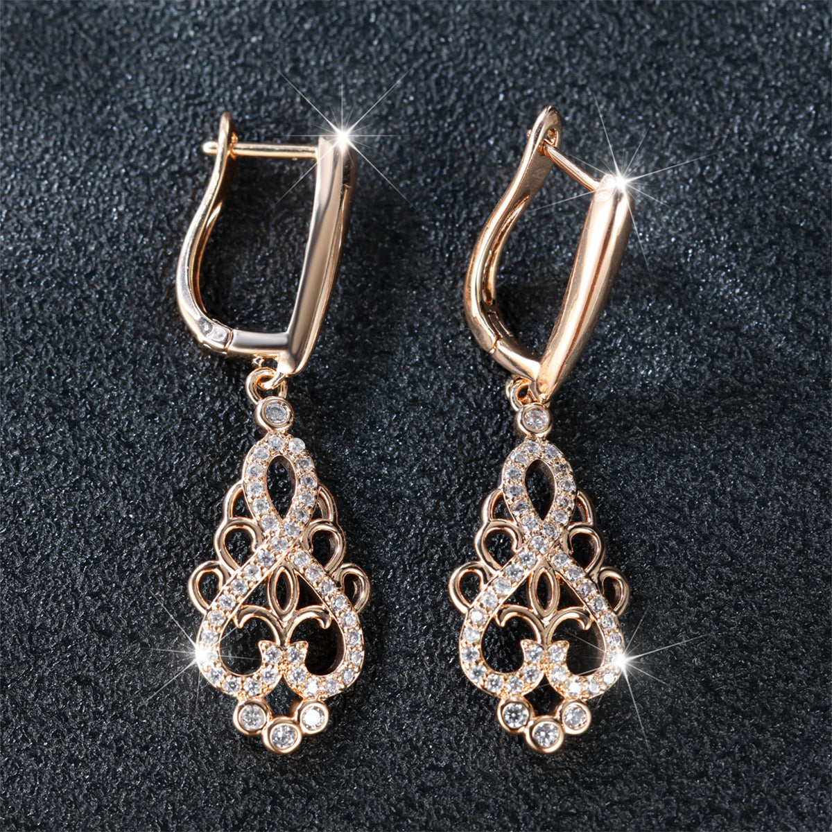 Popular Love Heart Simplicity Special Interest Light Luxury Elegant Earrings - FASHIONKULTUR