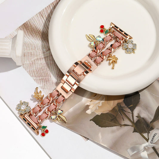 Fashion Sweet Strawberry Flower Strap - FASHIONKULTUR
