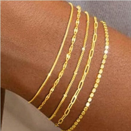 Simple Fashion In Europe And America Bracelet Suit - FASHIONKULTUR