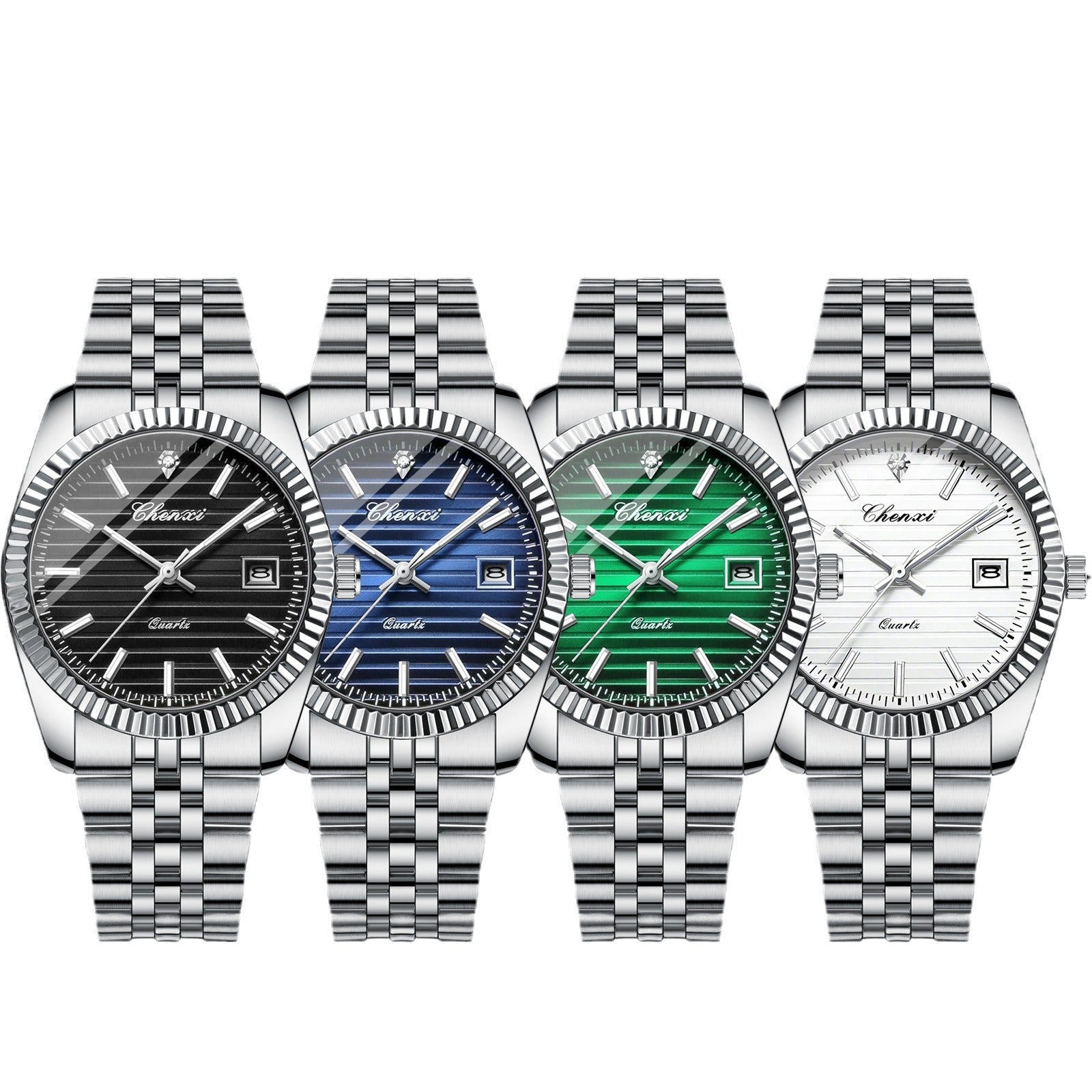 Business Calendar Luminous Waterproof Quartz Watch - FASHIONKULTUR