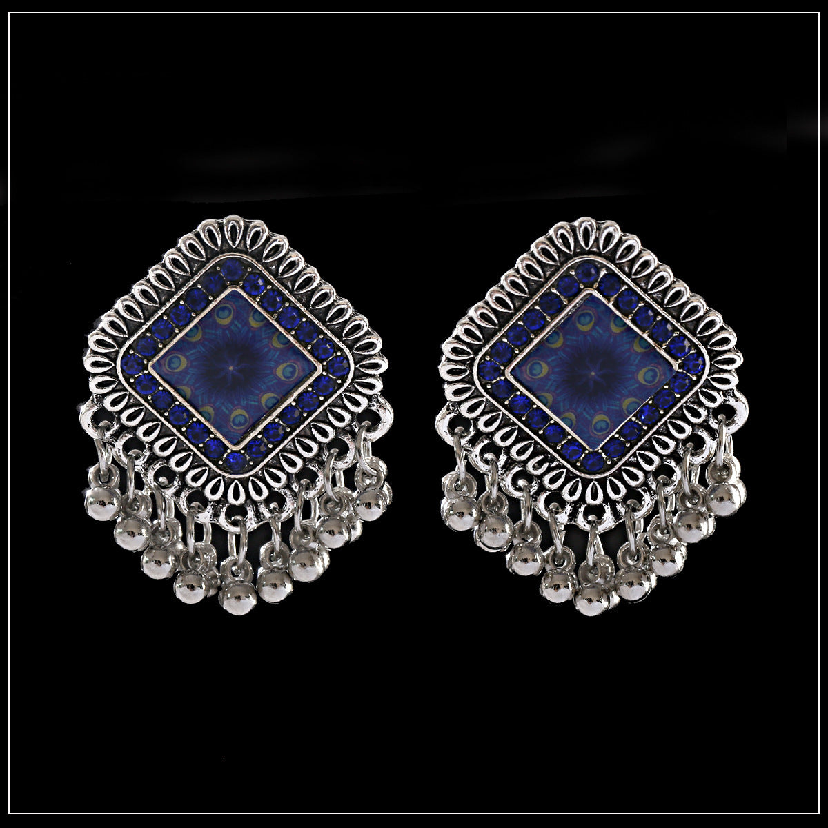 Retro Court Bell Tassel Pendant Earrings Niche Creative Design - FASHIONKULTUR