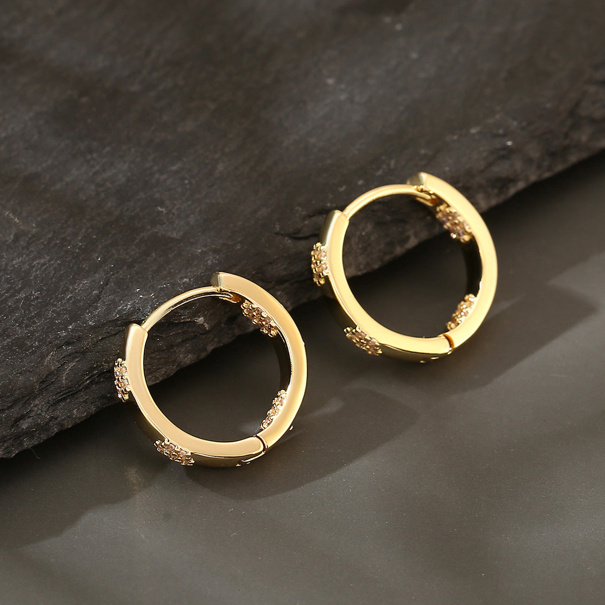 Retro Easy Matching Round Ear Clip Earrings - FASHIONKULTUR