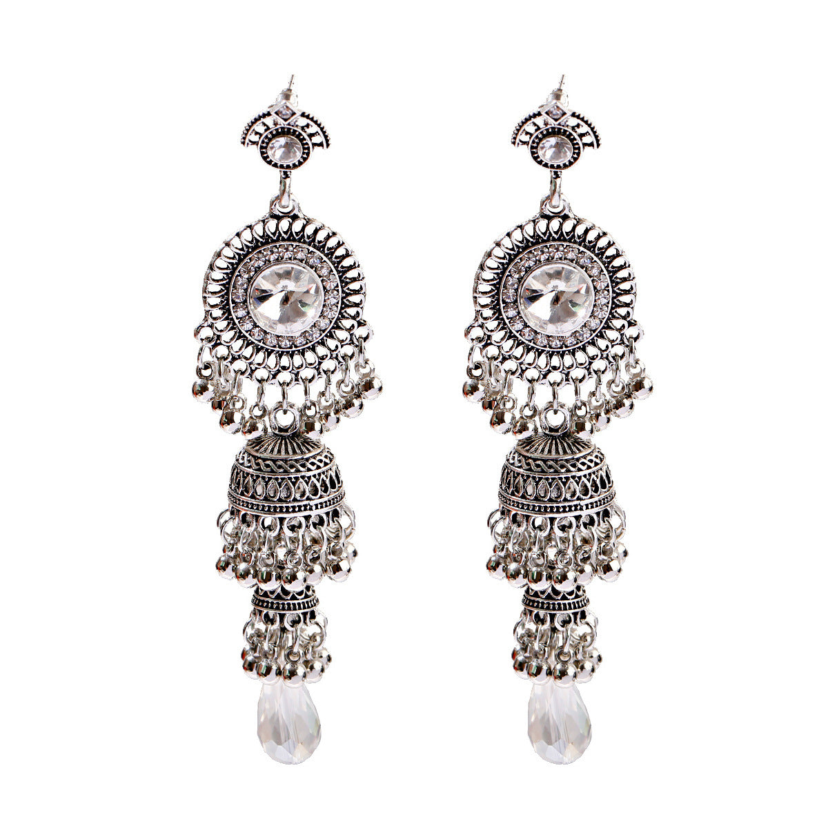 Classy And Face Slim-looking Bell Bird Cage Indian Style Ethnic Style Bohemian - FASHIONKULTUR