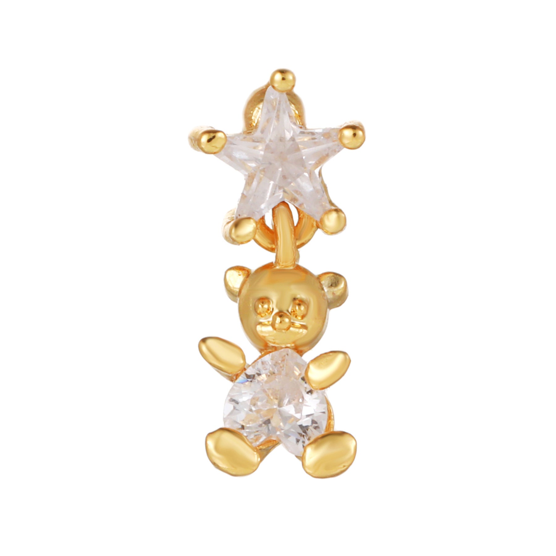 Colorful Sweet Fashion Ear Bone Stud - FASHIONKULTUR