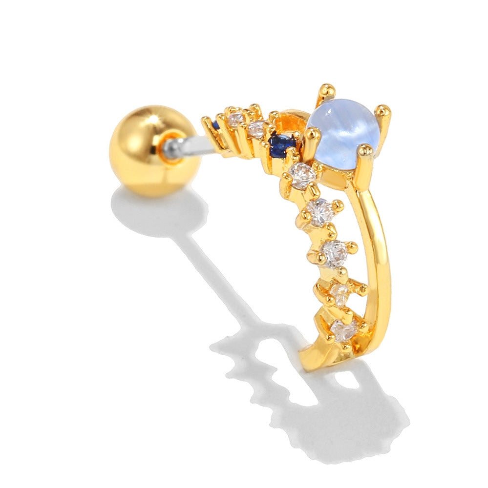Colorful Sweet Fashion Ear Bone Stud - FASHIONKULTUR