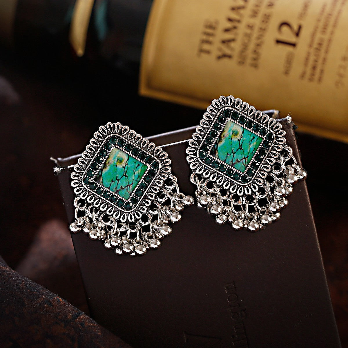 Retro Court Bell Tassel Pendant Earrings Niche Creative Design - FASHIONKULTUR