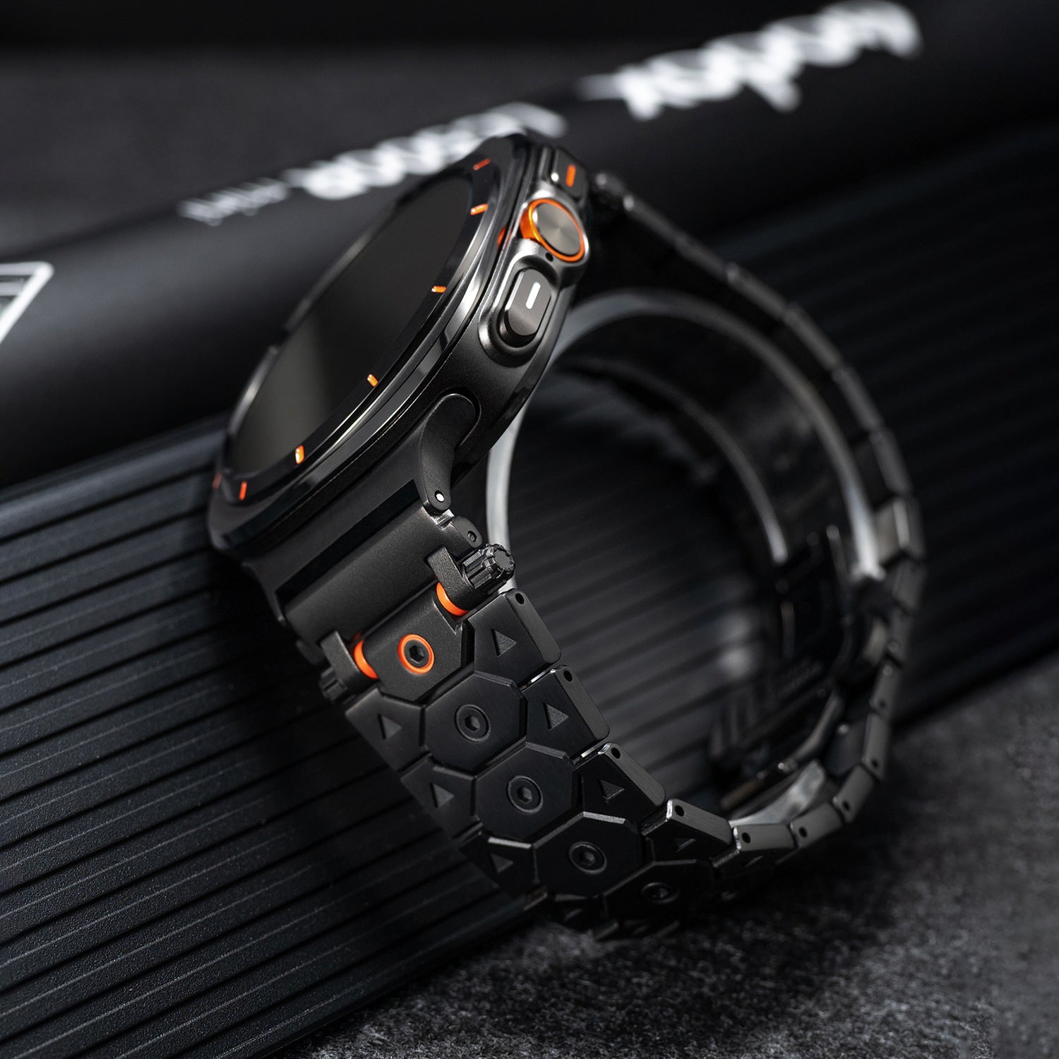 Butterfly Clasp Metallic Stainless Steel Strap - FASHIONKULTUR