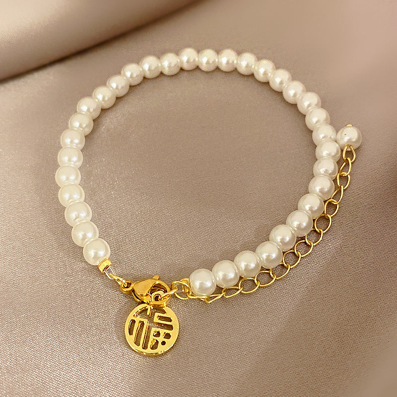 High-grade Light Luxury And Simplicity Pearl Bracelet - FASHIONKULTUR