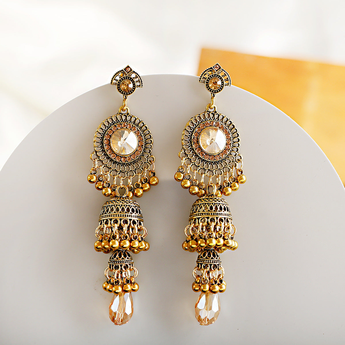 Classy And Face Slim-looking Bell Bird Cage Indian Style Ethnic Style Bohemian - FASHIONKULTUR