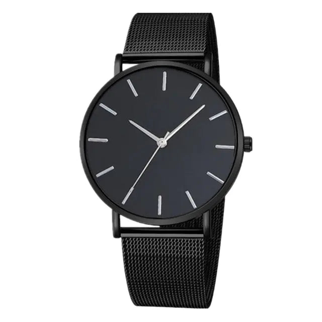 Ultra-Thin Magnetic Mesh Sport Watch - FASHIONKULTUR