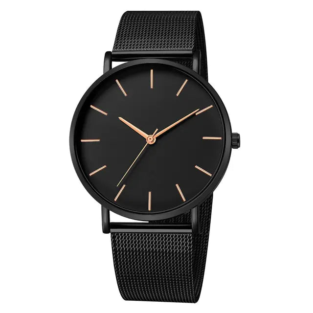 Ultra-Thin Magnetic Mesh Sport Watch - FASHIONKULTUR