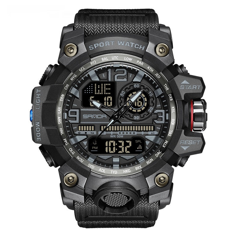 Electronic Youth Student Fashion Trend Cool Men's Watch - FASHIONKULTUR