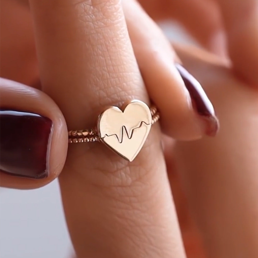Versatile Fashion Ring Love Couples Splicing - FASHIONKULTUR