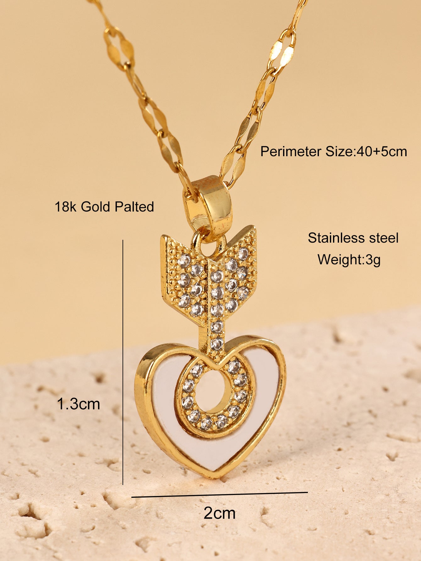 New Jewelry Love Arrow Necklace Pendant Accessories Collar Necklace Light Luxury Versatile - FASHIONKULTUR