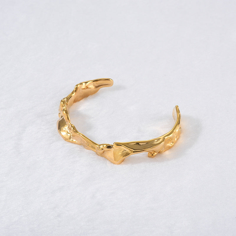 European And American Retro Bracelet Burning Lava Irregular Bracelet - FASHIONKULTUR