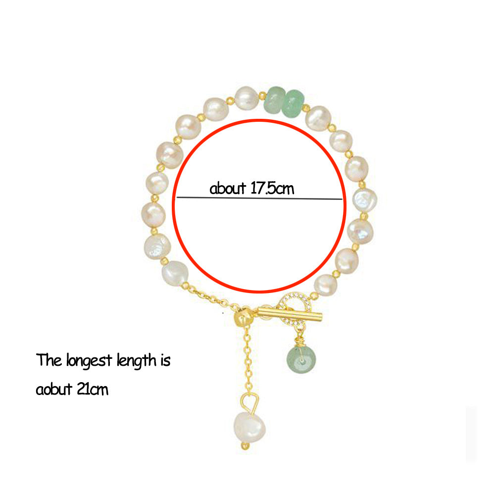 Women Irregular Freshwater Pearl Adjustable Bracelet - FASHIONKULTUR