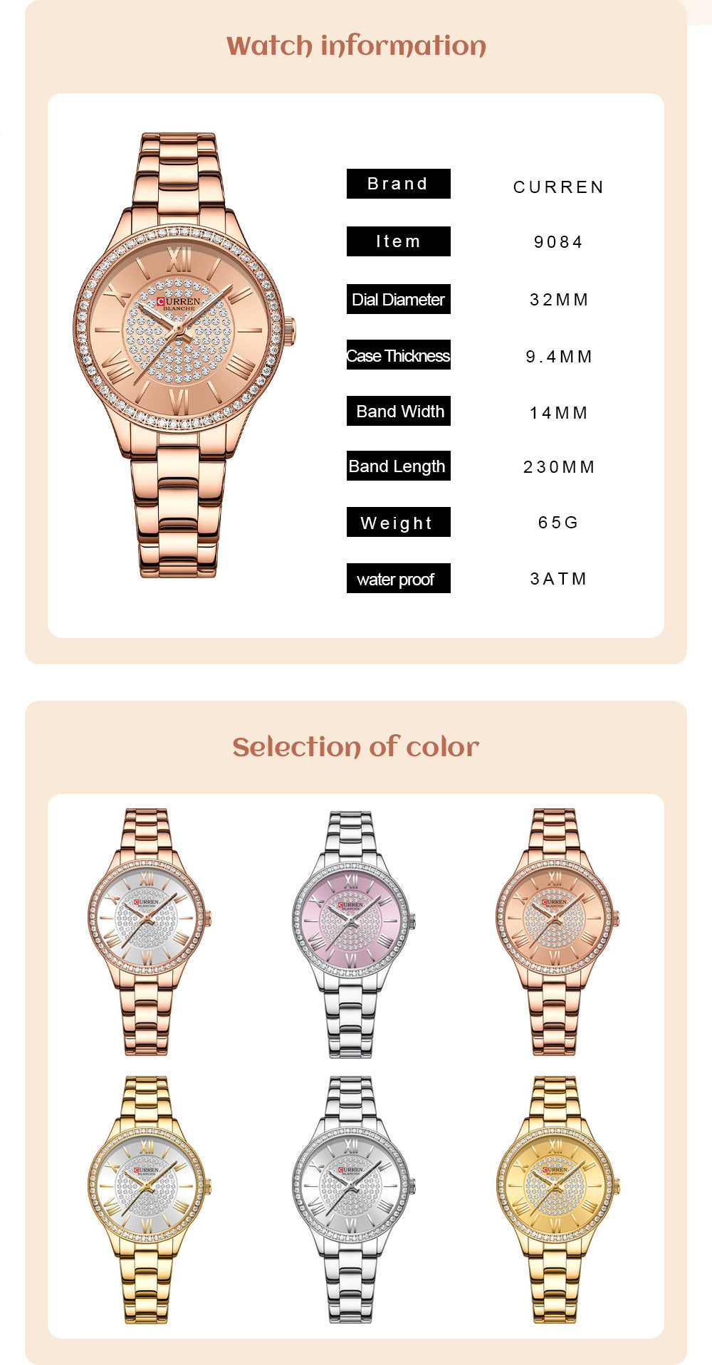 Women's Fashion Casual Women's Watch Quartz Watch - FASHIONKULTUR