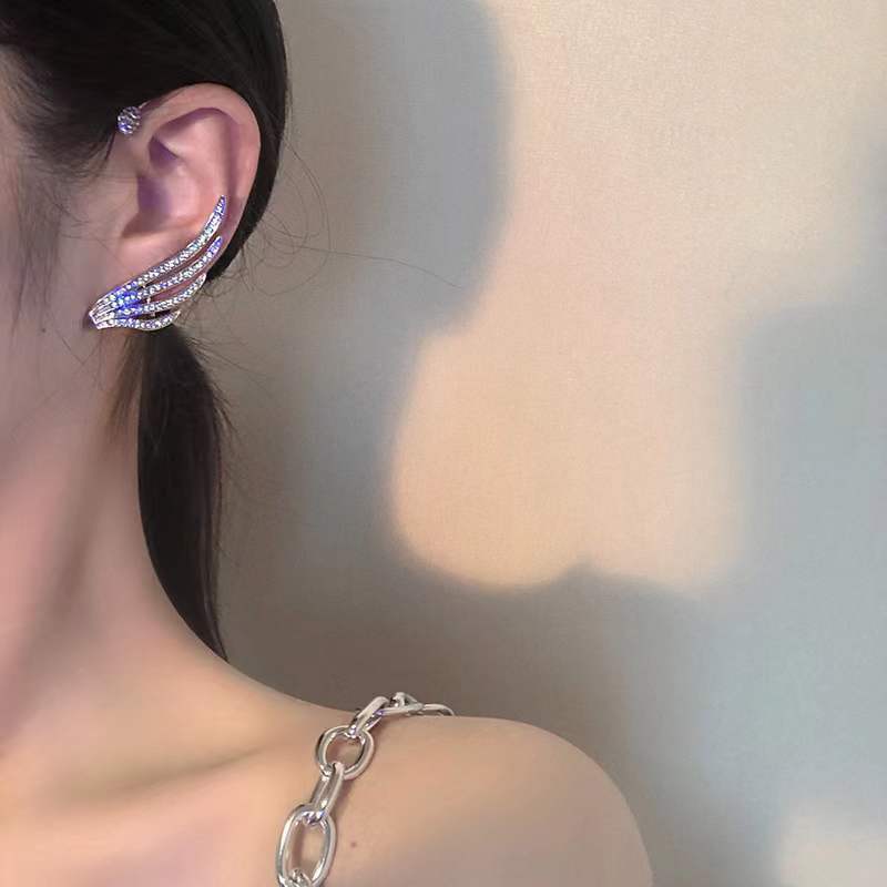 Drill Wing Ear Clip Without Hole Female Simple - FASHIONKULTUR
