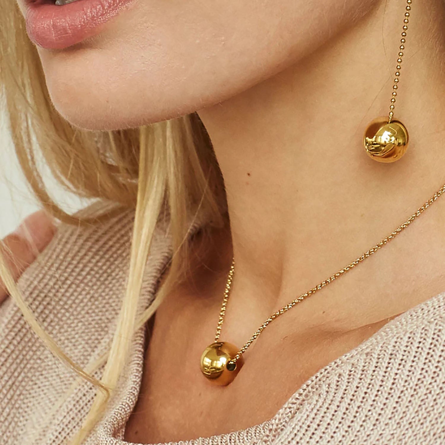 Pull-out 18K Gold Stainless Steel Necklace For Women - FASHIONKULTUR