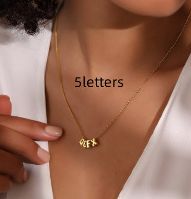 Personalized DIY With Free English Letter Cute Pendant - FASHIONKULTUR