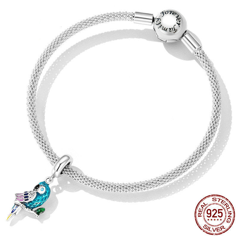 Parrot Bracelet Pendant Accessory Delicate Feather - FASHIONKULTUR