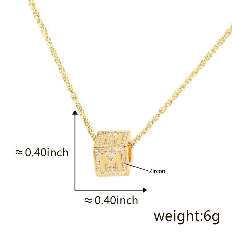 Fashion 26 English Letter Necklace Pendant - FASHIONKULTUR