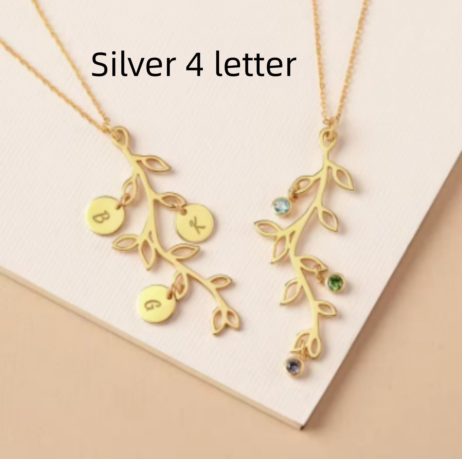 Stainless Steel Necklace Birthstone Personality - FASHIONKULTUR
